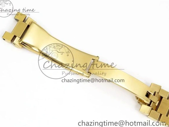 MiroTime 0408 Day Date 40 YG JDF Gain Weight 904L Steel White Roman Dial on President Bracelet VR3255 V Functional 1369